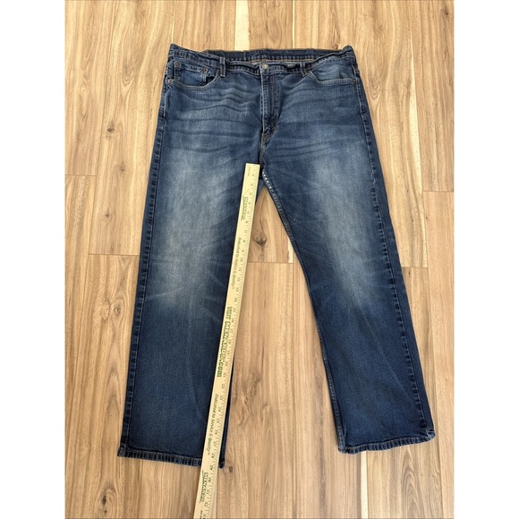 Levi's 569 Jeans Men's 42x32 Blue Relaxed Fit‎ Straight Loose Baggy Y2K - Picture 3 of 8